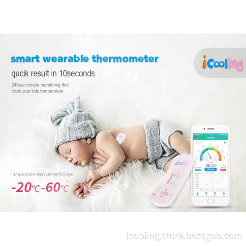 Smart Bluetooth Thermometer for Kids Wearable Thermometer